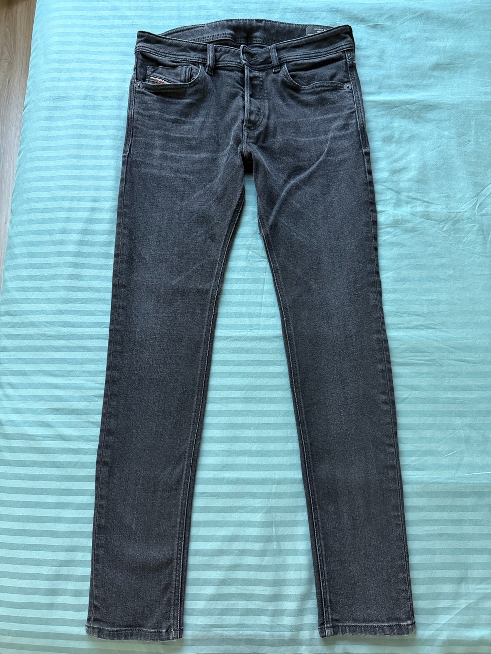 Diesel Sleenker-X 09A75 Men’s Skinny Jeans W31 L30 Black Stretch Denim